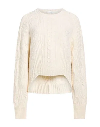 Dondup Woman Sweater Cream Size 2 Wool, Polyamide In White