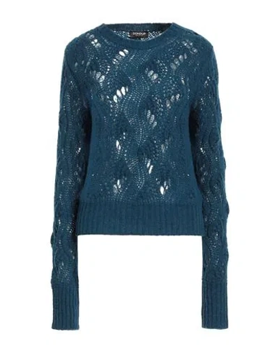 Dondup Woman Sweater Deep Jade Size 10 Virgin Wool, Polyamide, Alpaca Wool In Green