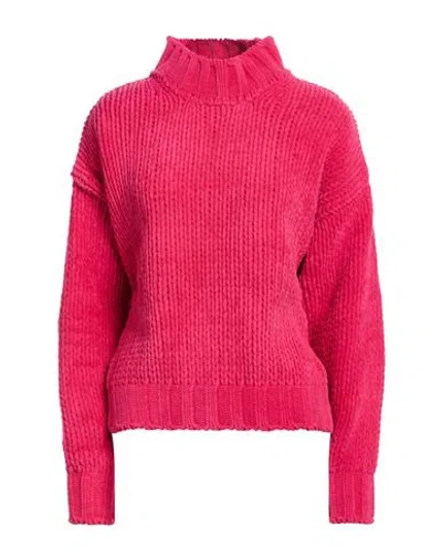 Dondup Woman Sweater Fuchsia Size 8 Polyamide In Pink