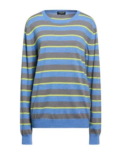 Dondup Woman Sweater Light Blue Size 14 Cashmere