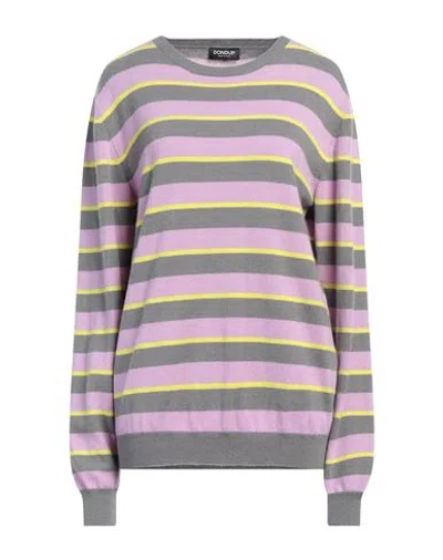 Dondup Woman Sweater Lilac Size 14 Cashmere In Multi