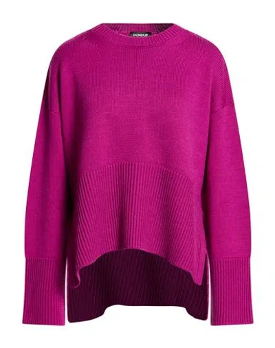 Dondup Woman Sweater Mauve Size 6 Wool In Purple