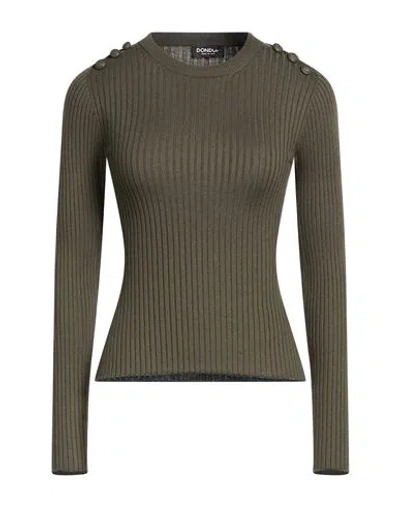 Dondup Woman Sweater Military Green Size 2 Viscose, Polyester, Polyamide