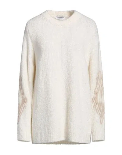 Dondup Woman Sweater White Size 6 Wool, Polyamide, Cashmere, Elastane