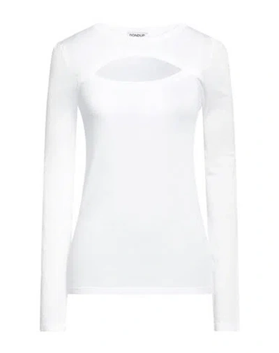 Dondup Woman Sweater White Size 6 Viscose, Polyester, Elastane