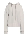Dondup Woman Sweatshirt Beige Size Xl Cotton, Elastane