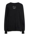 Dondup Woman Sweatshirt Black Size L Cotton In Black
