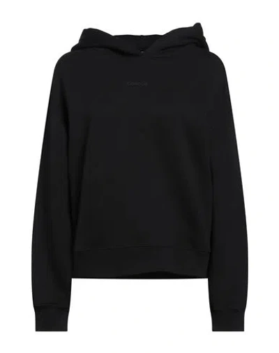 Dondup Woman Sweatshirt Black Size L Cotton, Elastane