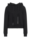 Dondup Woman Sweatshirt Black Size M Cotton, Elastane