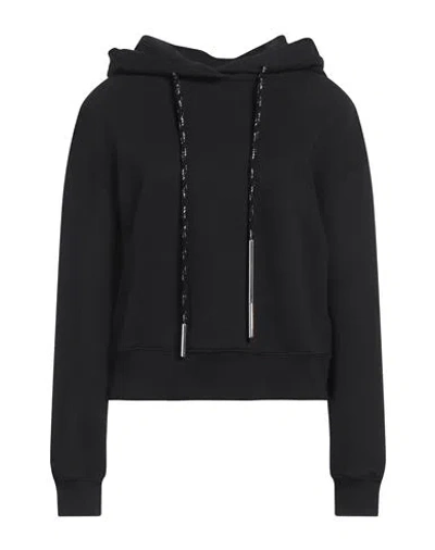 Dondup Woman Sweatshirt Black Size M Cotton, Elastane