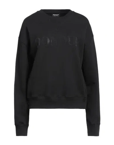 Dondup Woman Sweatshirt Black Size Xl Cotton