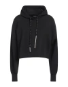 Dondup Woman Sweatshirt Black Size Xl Cotton In Black