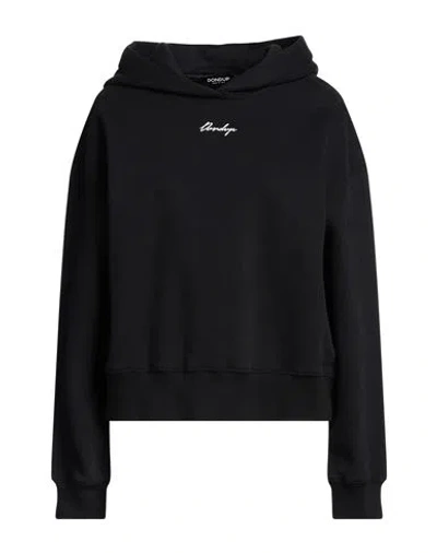 Dondup Woman Sweatshirt Black Size Xl Cotton, Elastane