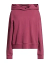 Dondup Woman Sweatshirt Fuchsia Size Xl Cotton, Elastane In Pink