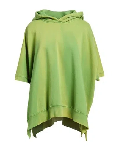 Dondup Woman Sweatshirt Green Size M Cotton