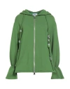 Dondup Woman Sweatshirt Green Size Xs Cotton, Elastane