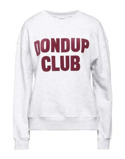 Dondup Woman Sweatshirt Grey Size Xl Cotton