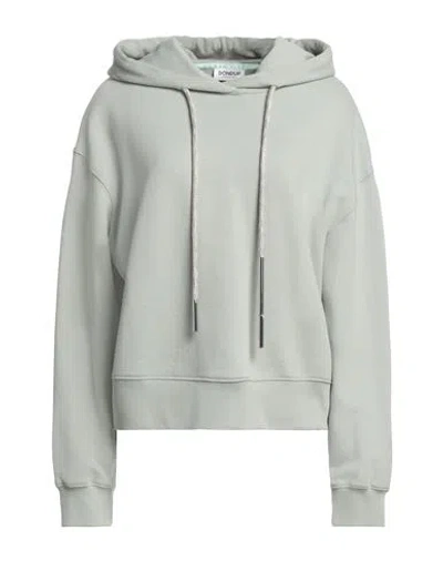 Dondup Woman Sweatshirt Light Green Size L Cotton, Elastane In Green
