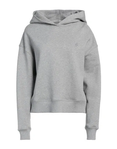 Dondup Woman Sweatshirt Light Grey Size L Cotton, Elastane