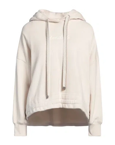 Dondup Woman Sweatshirt Light Grey Size L Cotton, Elastane In Neutral