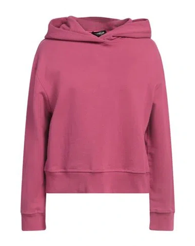 Dondup Woman Sweatshirt Mauve Size L Cotton, Elastane