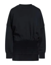 Dondup Woman Sweatshirt Navy Size M Cotton, Elastane In Navy Blue