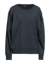 Dondup Woman Sweatshirt Navy Blue Size Xl Cotton