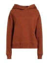 Dondup Woman Sweatshirt Tan Size L Cotton, Elastane