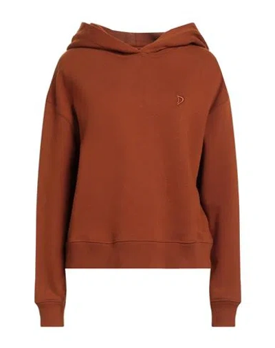 Dondup Woman Sweatshirt Tan Size L Cotton, Elastane