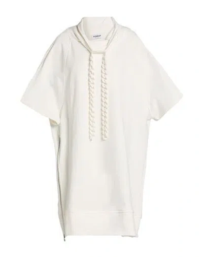 Dondup Woman Sweatshirt White Size M Cotton