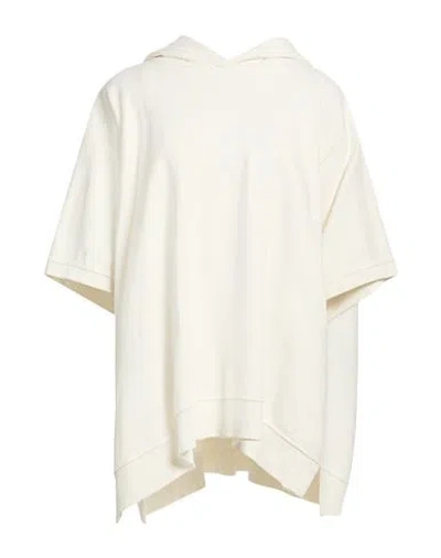 Dondup Woman Sweatshirt White Size M Cotton In Neutral