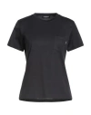 Dondup Woman T-shirt Black Size L Cotton In Multi