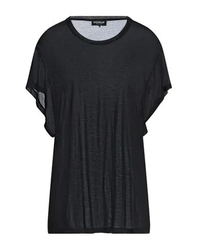Dondup Woman T-shirt Black Size M Modal