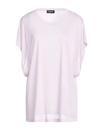 Dondup Woman T-shirt Lilac Size Xs Modal In Purple