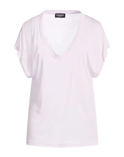 Dondup Woman T-shirt Lilac Size Xs Modal In Pink