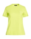 Dondup Woman T-shirt Lime Green Size L Cotton