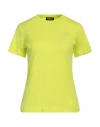 Dondup Woman T-shirt Lime Green Size M Cotton