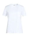 Dondup Woman T-shirt White Size L Cotton In Multi