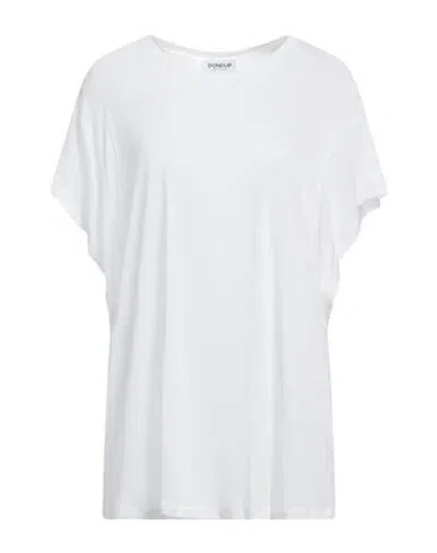 Dondup Woman T-shirt White Size M Modal