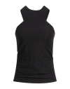 Dondup Woman Mini Dress Black Size L Polyamide, Elastane In Black