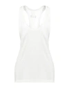 Dondup Woman Tank Top Ivory Size Xl Viscose, Modal, Silk In White