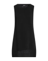 Dondup Woman Top Black Size 2 Cotton, Viscose, Polyester
