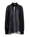 Dondup Woman Top Black Size 4 Viscose In Black