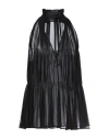 Dondup Woman Top Black Size 10 Viscose In Black