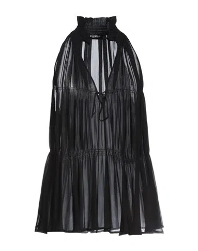 Dondup Woman Top Black Size 10 Viscose