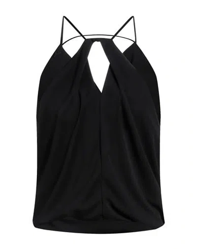 Dondup Woman Top Black Size M Polyester