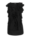 Dondup Woman Top Black Size S Cotton