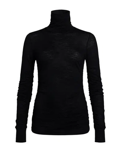Dondup Woman Top Black Size Xs Wool, Polyamide