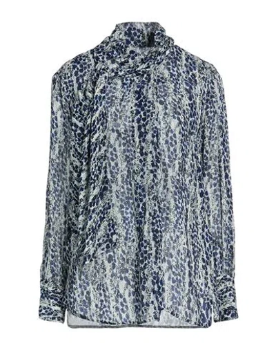 Dondup Woman Top Blue Size 8 Viscose
