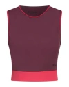 Dondup Woman Top Plum Size M Polyamide, Elastane In Purple